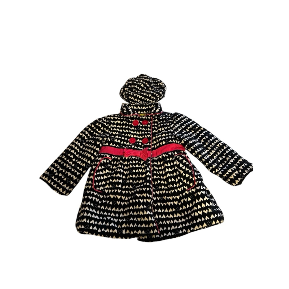 Penelope Mack size 4T Buffalo plaid coat and hat